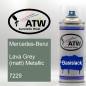 Preview: Mercedes-Benz, Lava Grey (matt) Metallic, 7229: 400ml Sprühdose, von ATW Autoteile West.